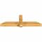 Ekena Millwork Eugene Rough Sawn Timber Gable Bracket, Western Red Cedar, 72"W x 24"H x 6"D x 6"F, 8/12 Pitch GBW072X24X0606EUG00RWR - alternate 2